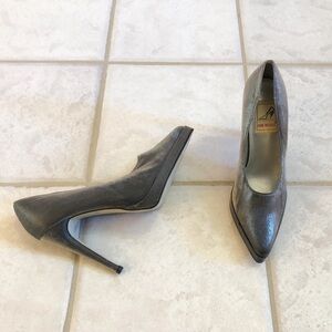 Vintage Anne Michell pointy toe platform heels 8.5